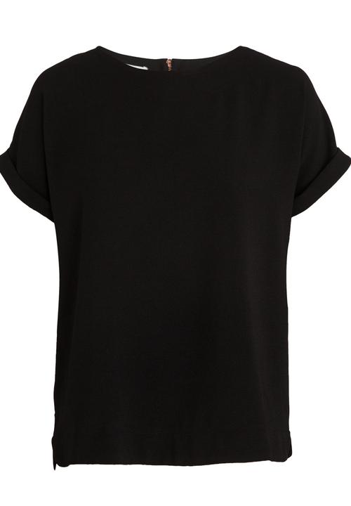 Kate Jordan - Rose Gold Zip Top Black