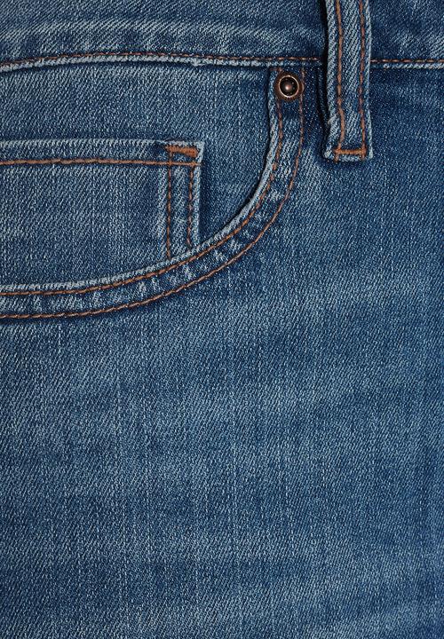 Next - Pale wash denim A line skirt mid Blue