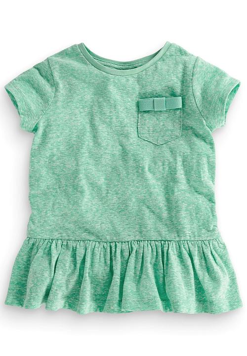 Next - Peplum Tunic Light Green