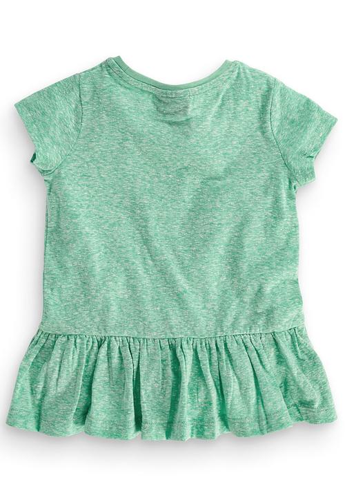 Next - Peplum Tunic Light Green