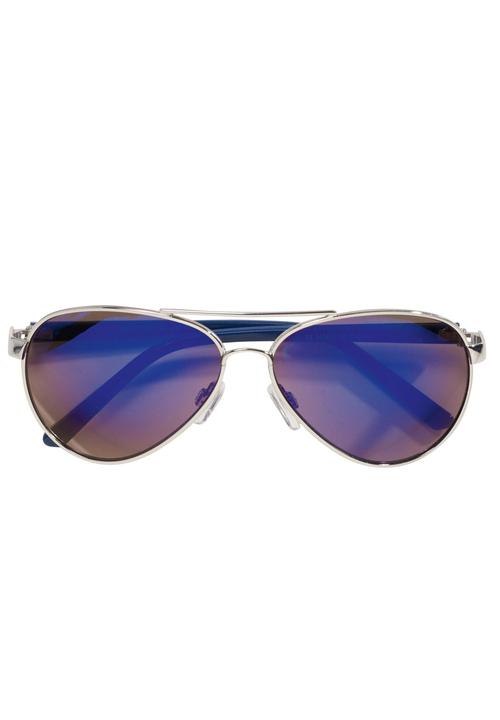 Next - Mirror Aviator Style Sunglasses Silver