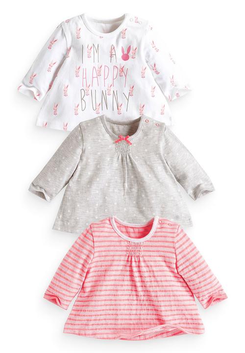 Next - 3-pack Bunny T-shirts Multi-colour