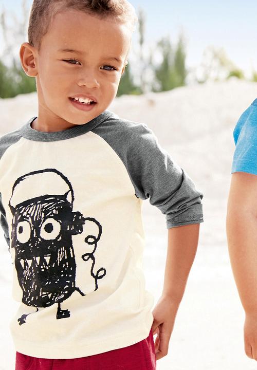 Next - Scribble Monster T-shirt Grey