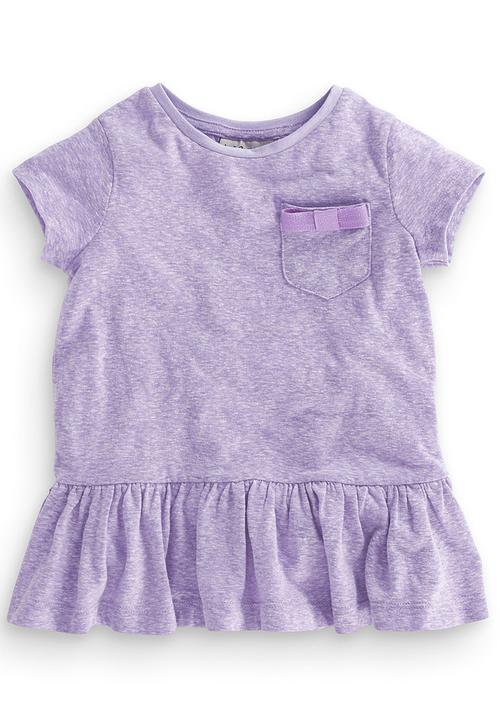 Next - Peplum Tunic Pale Purple