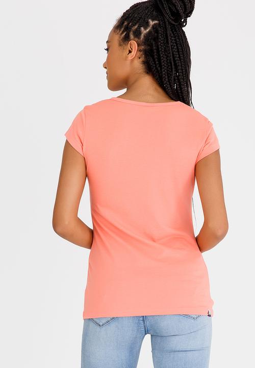 Roxy - Mex Tube Surfin Tee Coral