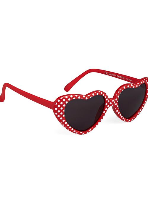 Next - Heart Spot Sunglasses Red