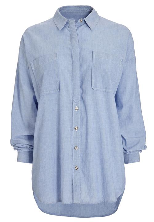 Next - Oversized casual shirt pale blue