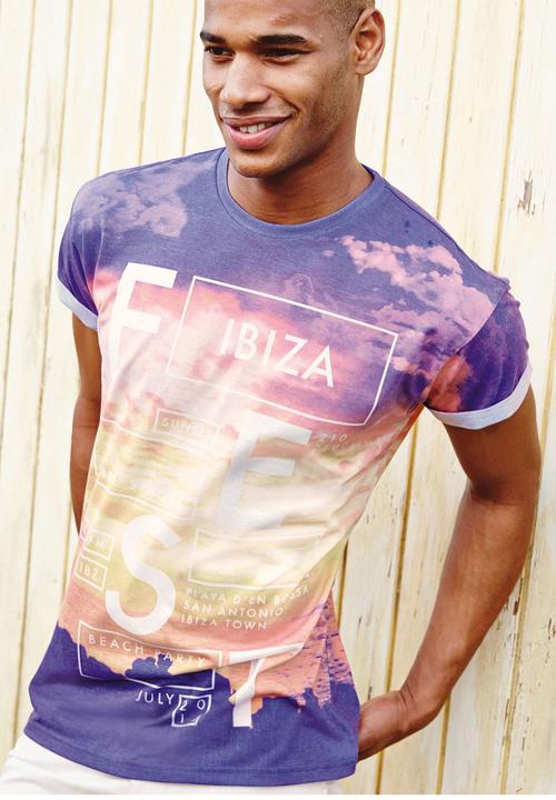 Next - Ibiza-print T-shirt Multi-colour