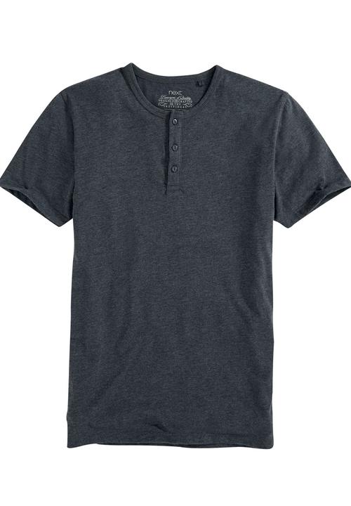 Next - Granddad T-shirt Dark Grey