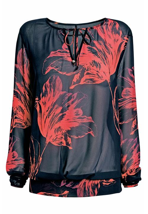 Next - Printed blouse Navy