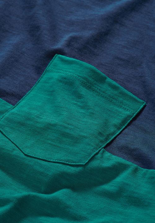 Next - Colourblock T-shirt Green