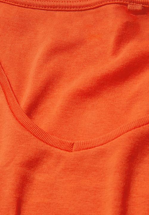 Next - V-neck T-shirt Orange