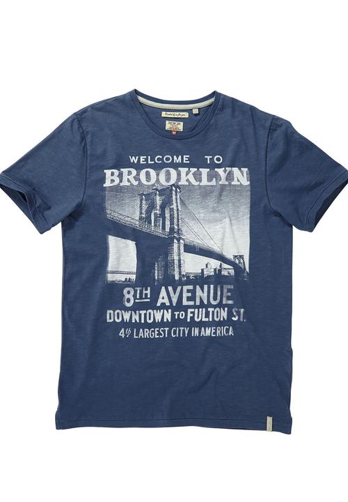 Next - Brooklyn-print T-shirt Blue