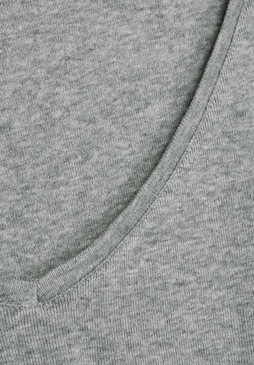 Next - V-neck T-shirt mid Grey