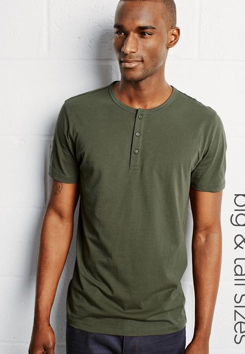 Next - Grandad T-shirt Green