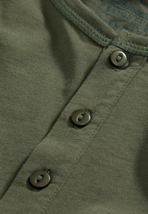 Next - Khaki Granddad T-shirt Green