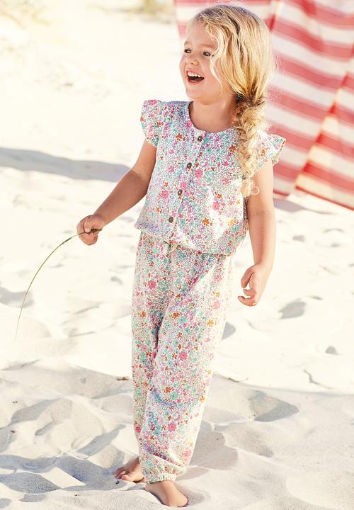 Next - Ditsy Print Playsuit Multi-Colour