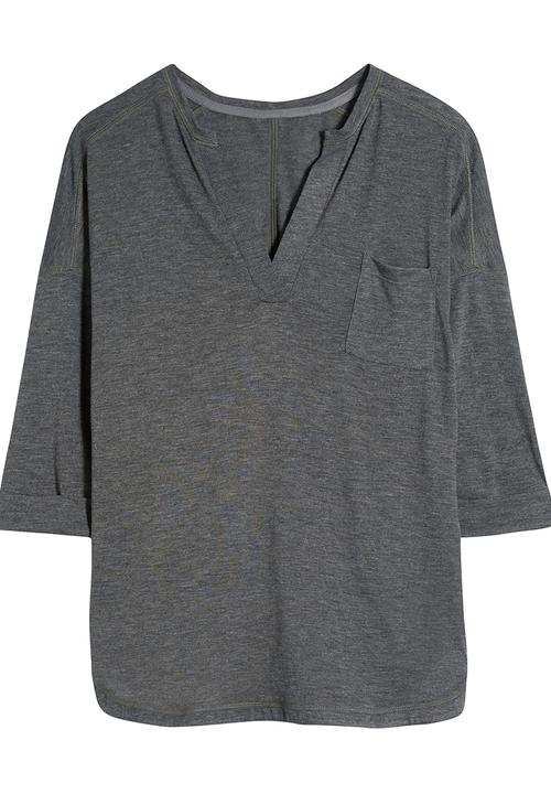 Next - Jersey Shirt Mid Grey Mid Grey