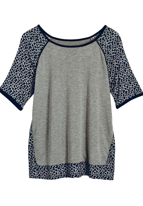 Next - Colourblock T-shirt Animal-print