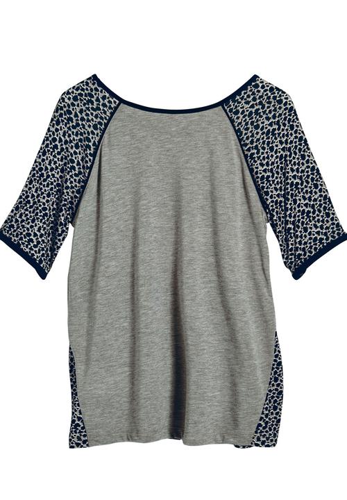 Next - Colourblock T-shirt Animal-print