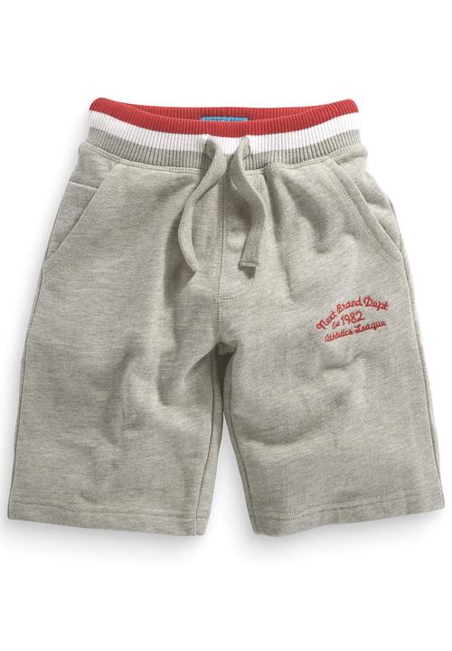 Next - Shorts With Chunky Rib Waistband Pale Grey