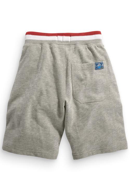 Next - Shorts With Chunky Rib Waistband Pale Grey