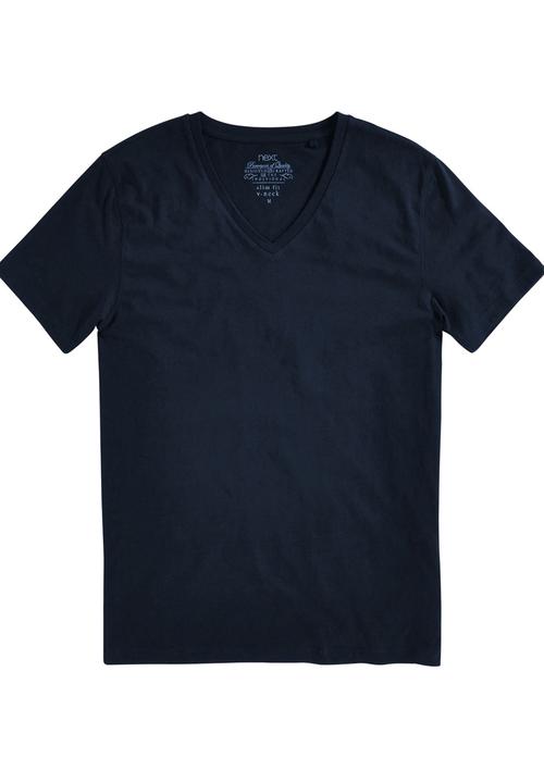 Next - V-neck T-shirt Navy