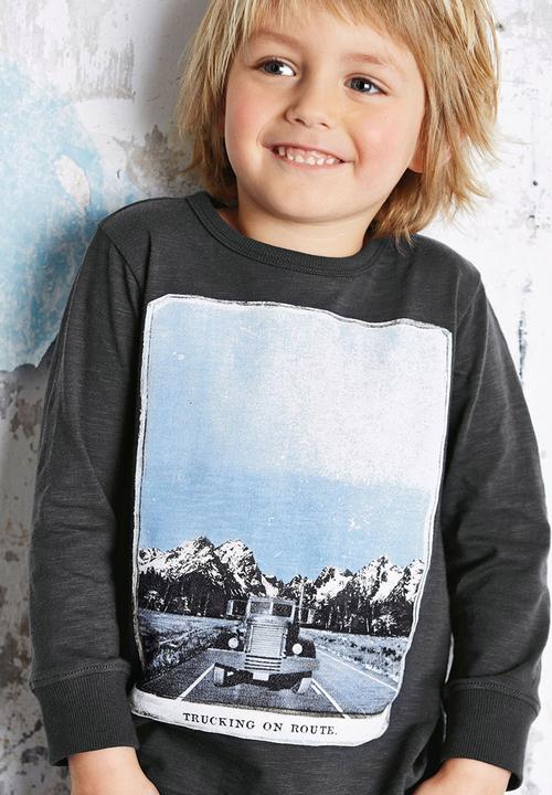 Next - Long-sleeve Truck Photo T-shirt