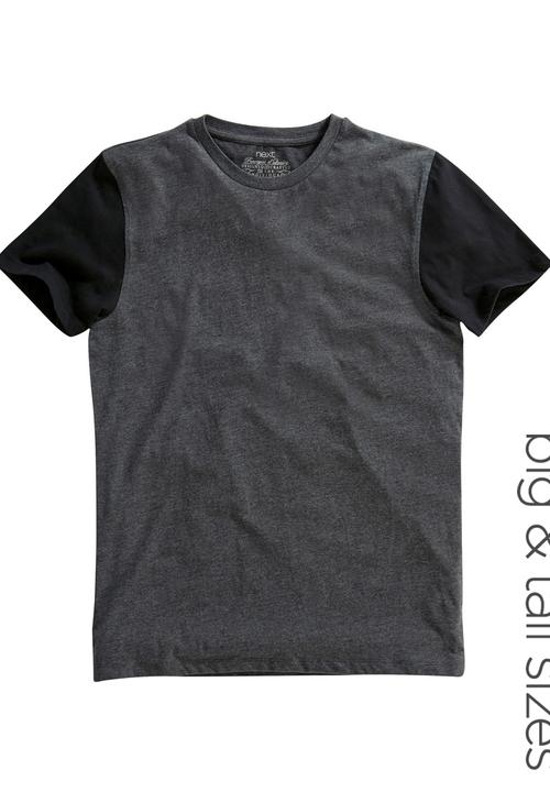 Next - Colourblock Crew-neck T-shirt Multi-colour