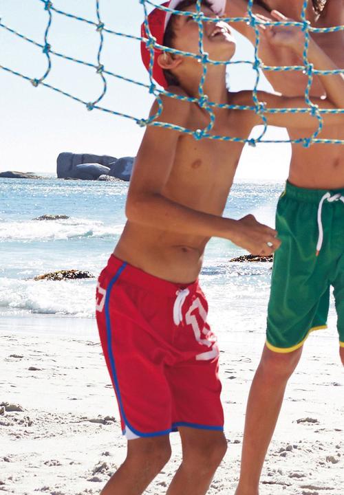 Next - Football Swim Shorts Red