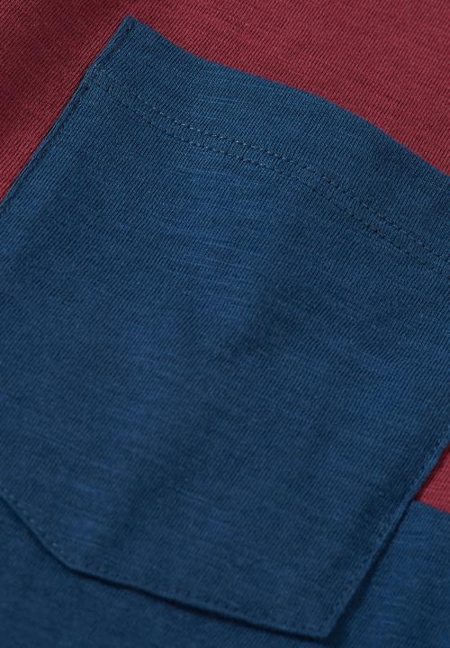 Next - Colourblock T-shirt Navy