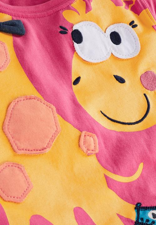 Next - Giraffe T-shirt Pink