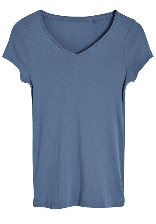 Next - V-Neck T-Shirt Blue
