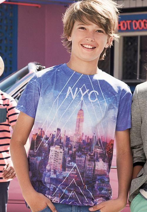 Next - Blue NYC T-Shirt Multi-Colour