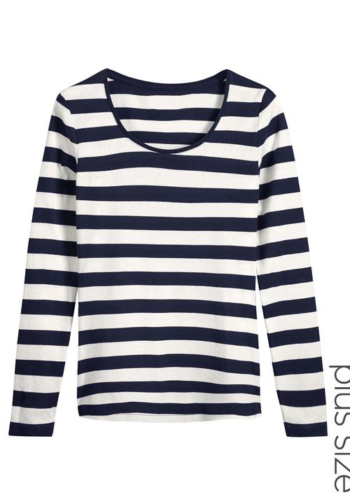 Next - Stripe Basic T-shirt Blue/White