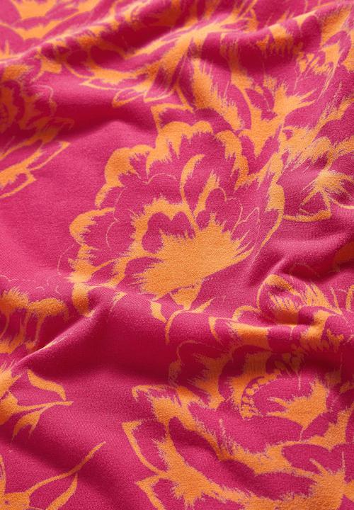 Next - Floral v-neck t-shirt Pink