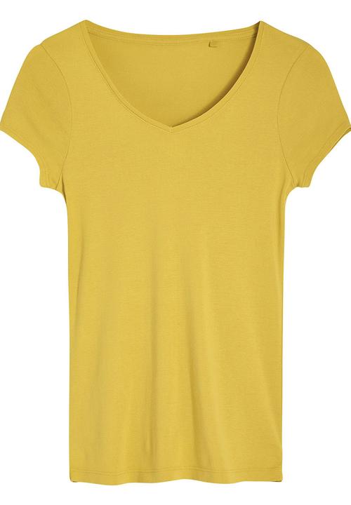 Next - V-neck T-shirt Yellow