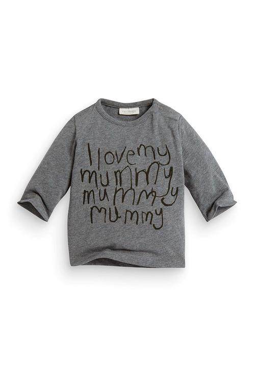 Next - Grey mummy t-shirt Dark Grey