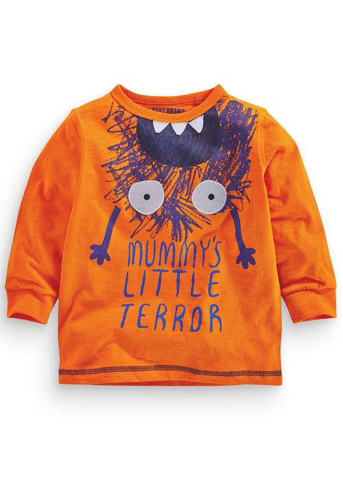 Next - Mummy's Little Terror T-shirt Orange