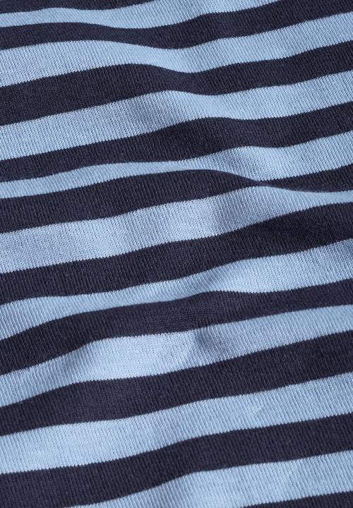 Next - Stripe Long-sleeve T-shirt Mid Blue Mid Blue