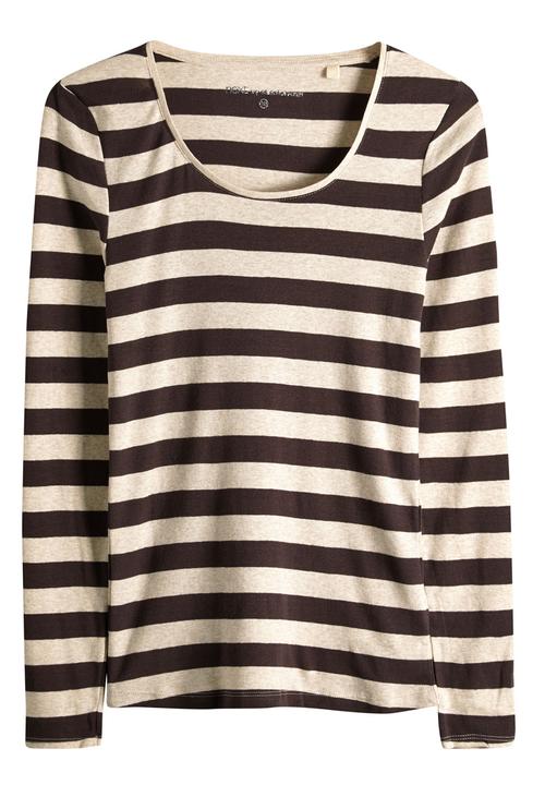 Next - Stripe Top Mid Brown