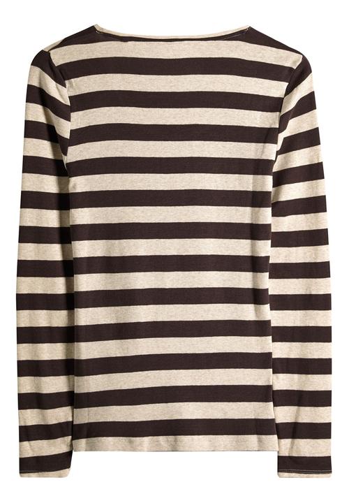 Next - Stripe Top Mid Brown