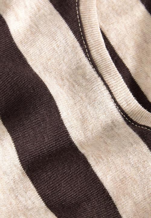 Next - Stripe Top Mid Brown