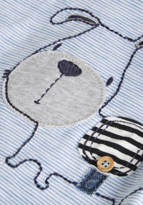 Next - 2-pack Dog T-shirt Blue/White