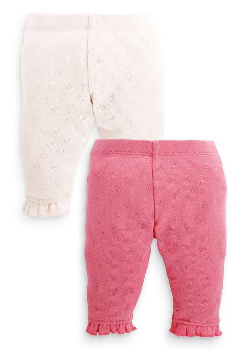 Next - 2-pack Leggings Mid Pink