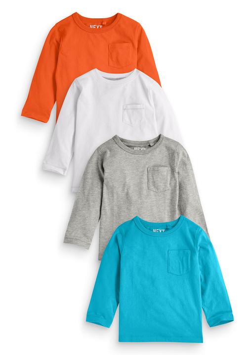 Next - 4-pack Plain T-shirts Multi-colour