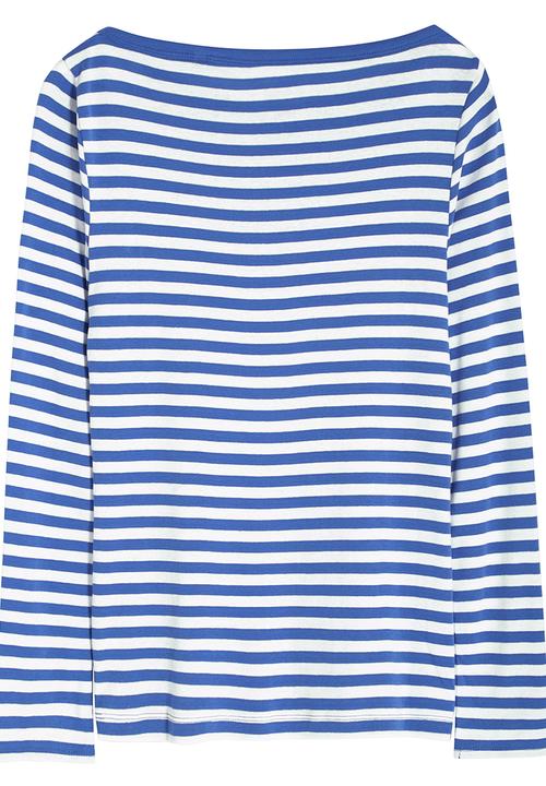 Next - Stripe Top Blue/White Blue and White