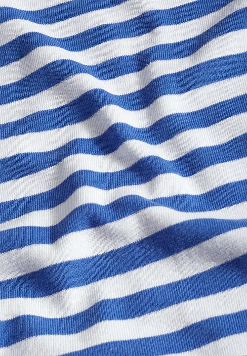 Next - Stripe Top Blue/White Blue and White