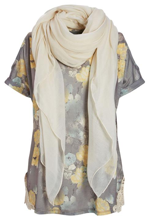 Next - Scarf-layered Top Multi-colour