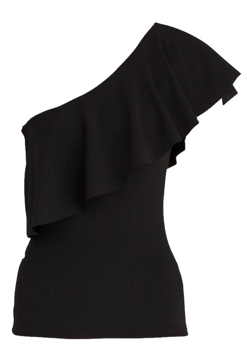 STYLE REPUBLIC - One Shoulder Top Black